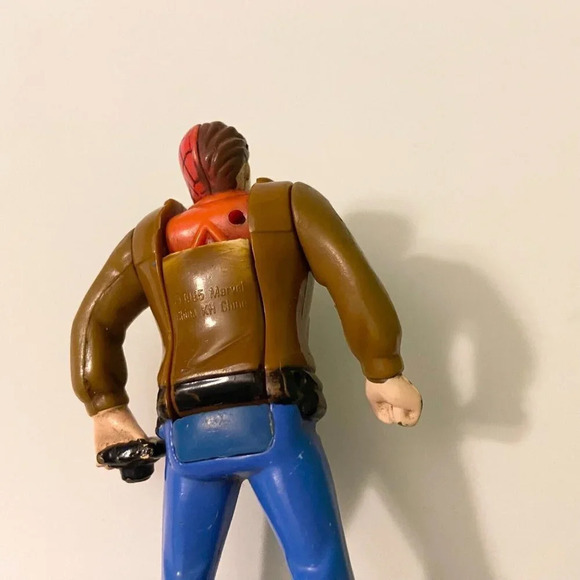 Vintage 1995 Spiderman Peter Parker Flip Head Hero Marvel  Action Figure - Picture 4 of 10